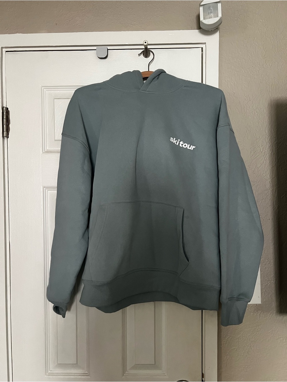 Cotton On Women's Crewneck Hoodie in blue Slate